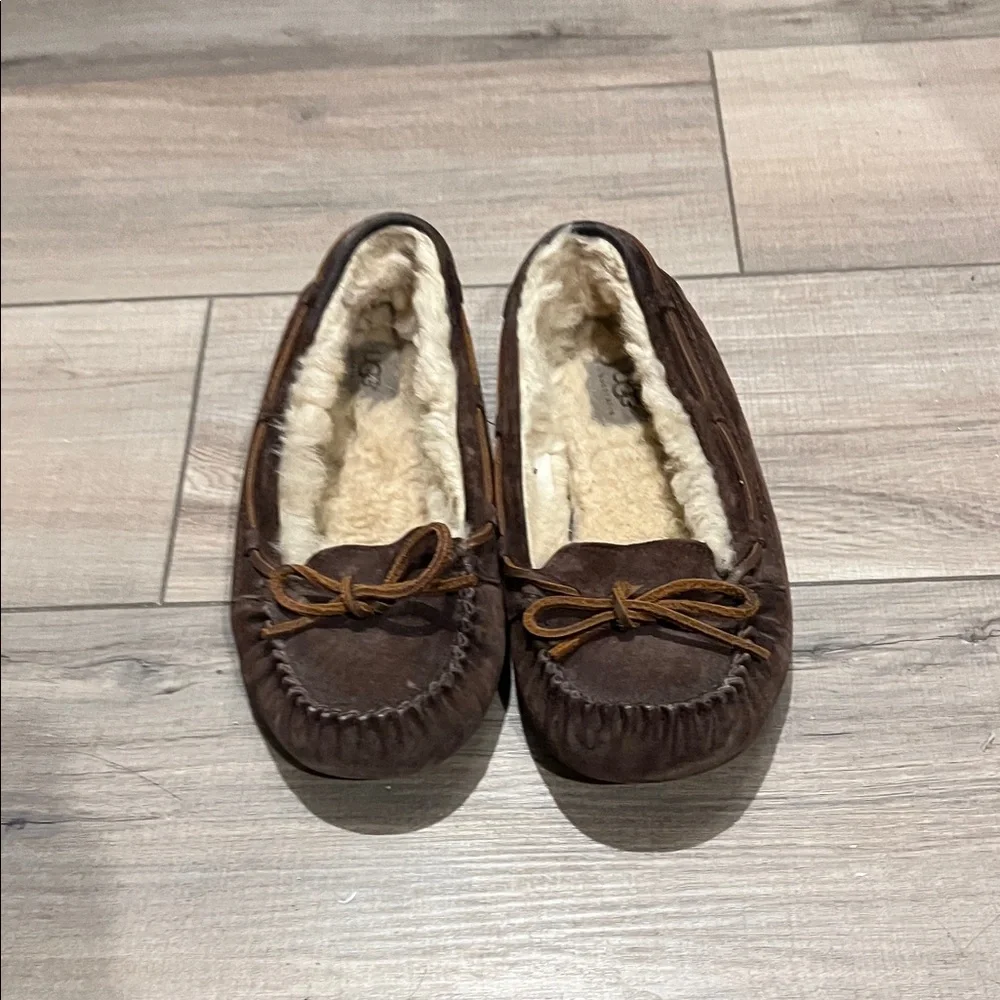 UGG Women's Dark Brown Moccasins - Picture 8 of 8